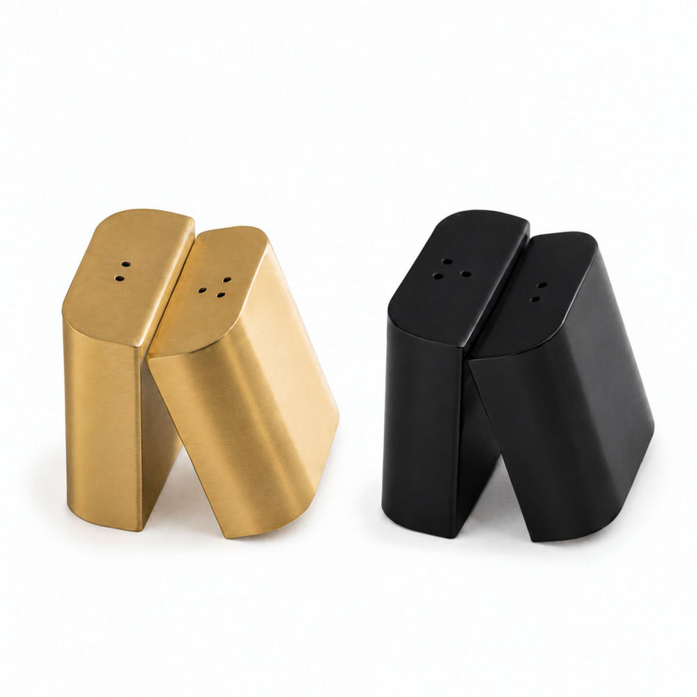 Kitchen Gadgets Gold - Saliera in acciaio inossidabile color oro,