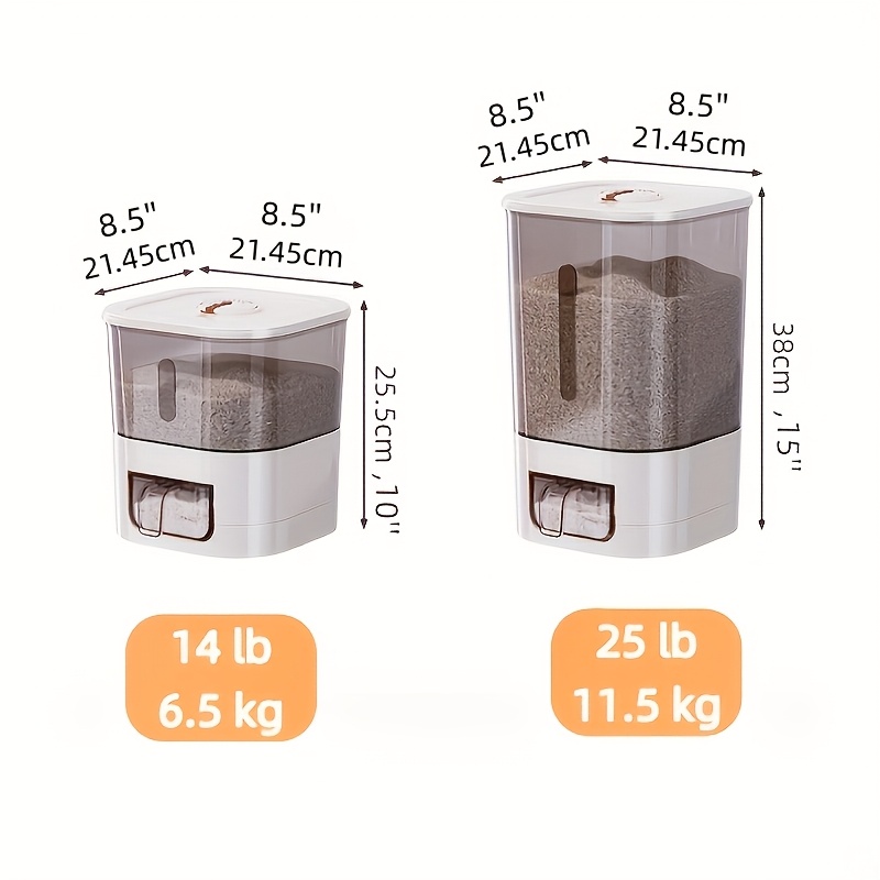 Dispenser per Riso da 14LB, Co - Kitchen Gadgets Organizer recensione e prezzo